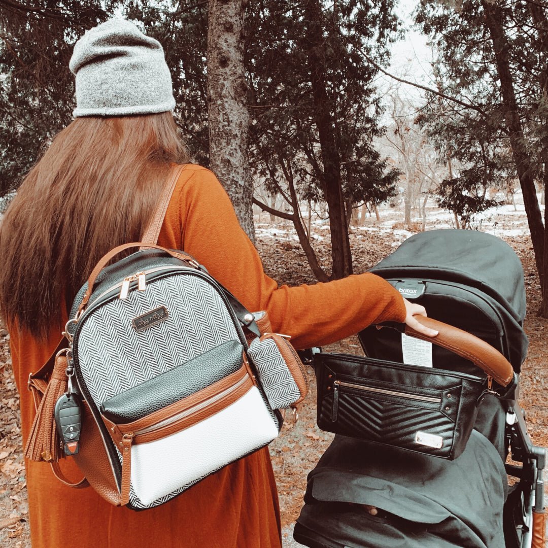 Coffee and Cream Mini Diaper Bag Backpack | Itzy Ritzy - Bee Like Kids