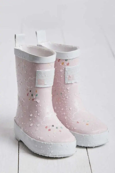 Color Changing Rubber Rain Boots - Pink | Grass and Air | Bee Like Kids