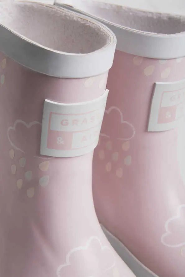 Toddler Color Changing Rain Boots - Pink | Grass and Air | Bee Like Kids