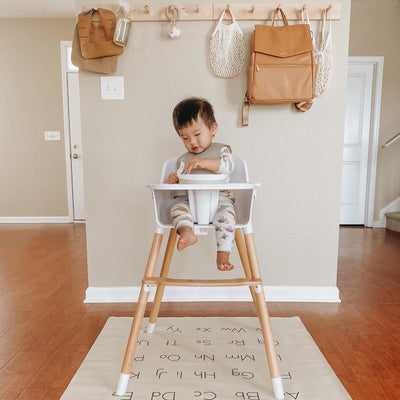 Convertible Modern Baby High Chair + Toddler Chair