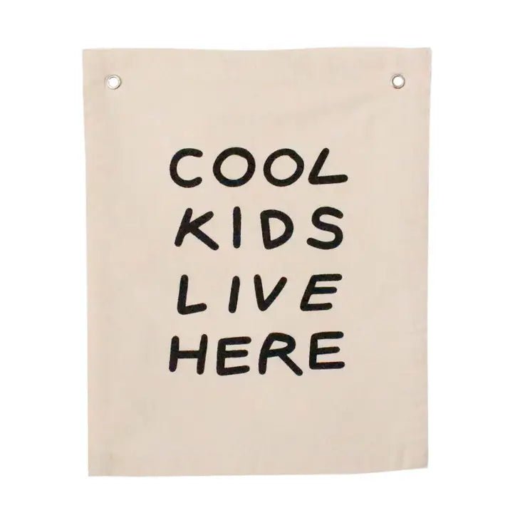 Cool Kids Live Here Canvas Banner | Imani Collective | Bee Like Kids