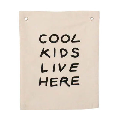 Cool Kids Live Here Canvas Banner | Imani Collective | Bee Like Kids