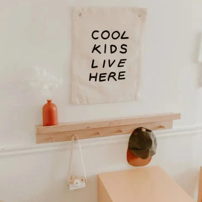 Cool Kids Live Here Canvas Banner | Imani Collective | Bee Like Kids