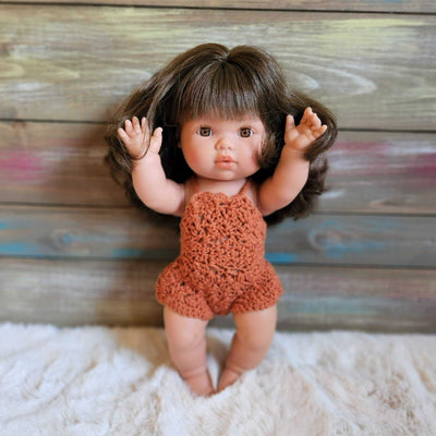 Crochet Baby Doll Romper | Minikane Clothes | Mini Colettos Clothes | Bee Like Kids