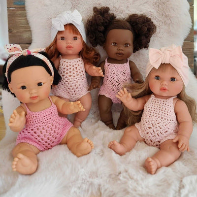 Pink Mini Colettos Doll Romper | Bee Like Kids