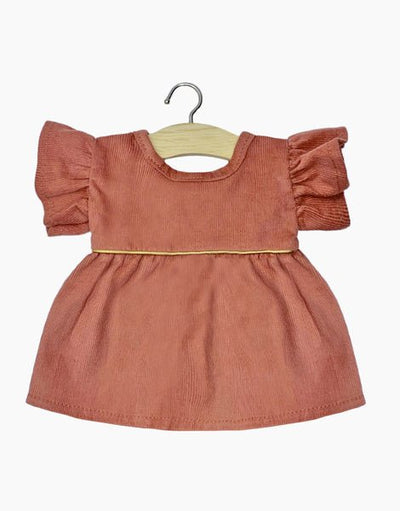 Daisy Dress in  Marsala with Piping