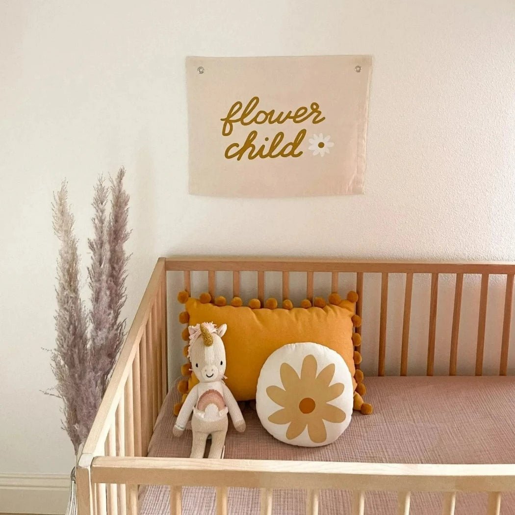 Daisy Pillow | Nursery Decor | Imani Collective  Bee Like Kids