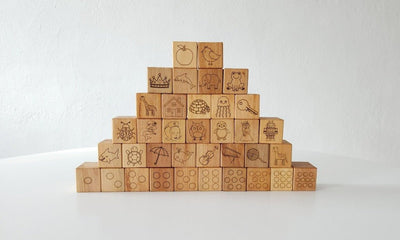 Deluxe ABC & 123 Blocks | Bannor Toys | Bee Like Kids