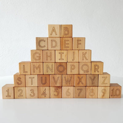 Deluxe ABC & 123 Blocks | Bannor Toys | Bee Like Kids