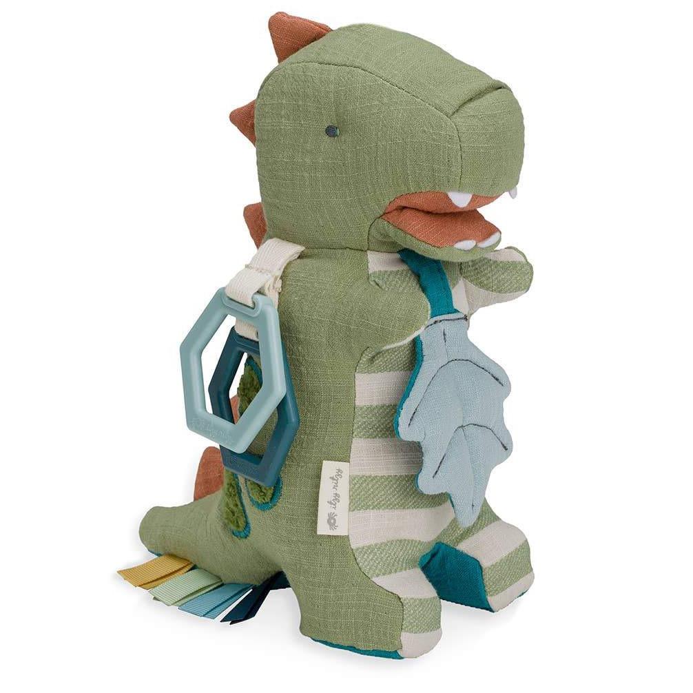 Dino Activity Plush with Teether Toy | Itzy Ritzy | Toys - Bee Like Kids