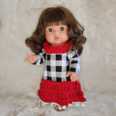 Minikane Doll and Me Ruffle Gowns Red | Bee Like Kids