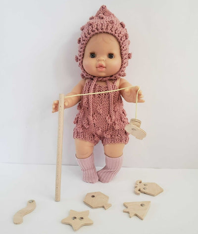 Doll Knit Bubble Romper Set | Bee Like Kids | Doll Accessories - Bee Like Kids