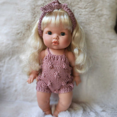 Minikane | Doll Knit Bubble Romper Set | Mini Colettos | Bee Like Kids