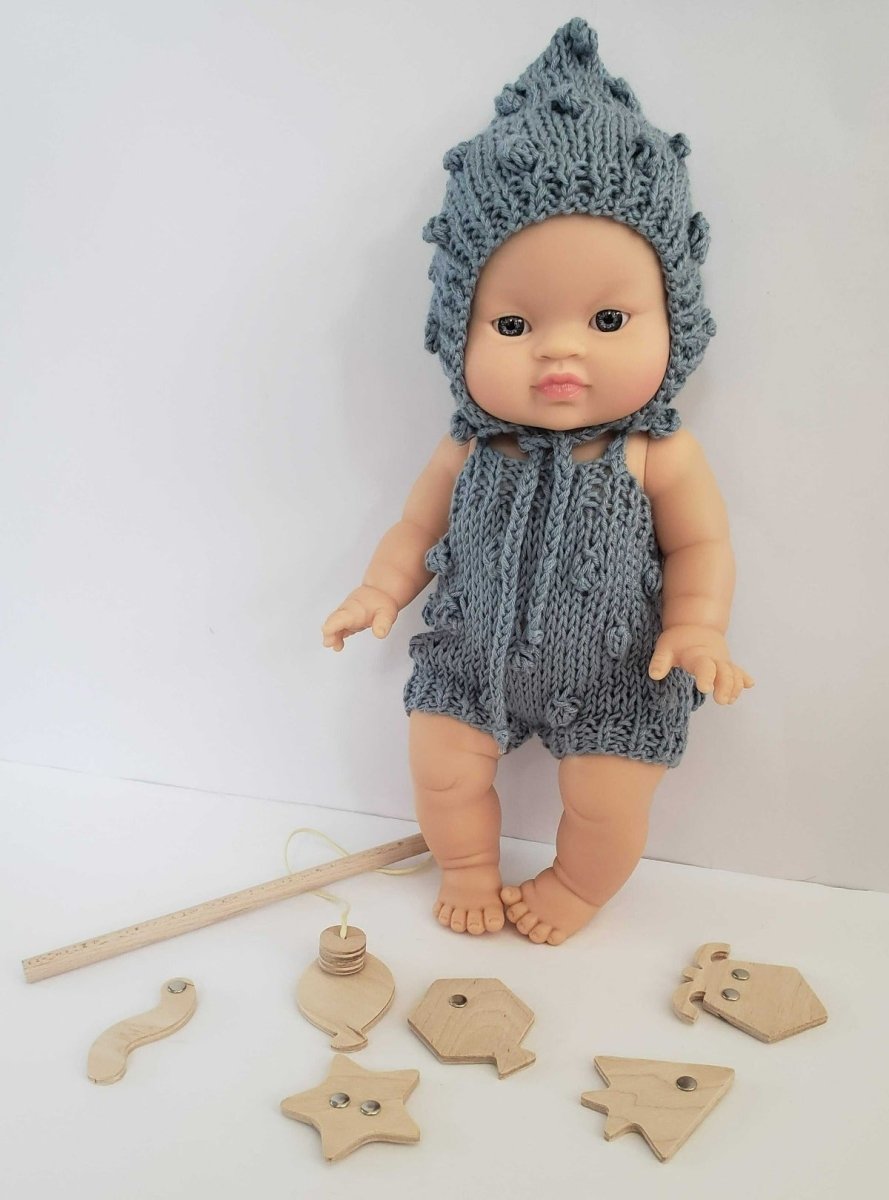 Doll Knit Bubble Romper Set | Bee Like Kids | Doll Accessories - Bee Like Kids