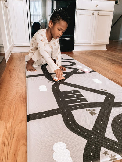 Dottie Play Runner | soft double sided kids rugs | Ruggish Co | Bee Like Kids