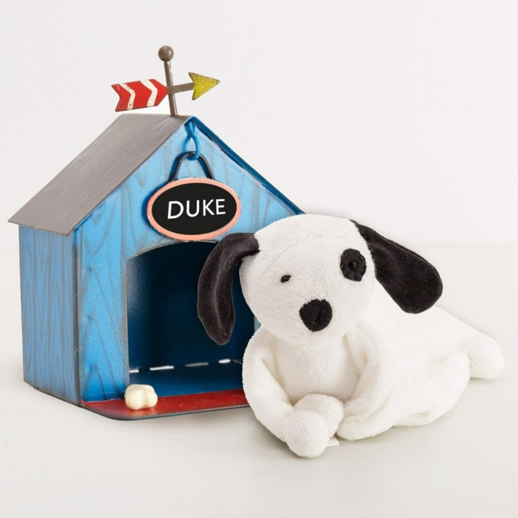 Duke the Organic Dog Flat Lovey Toy