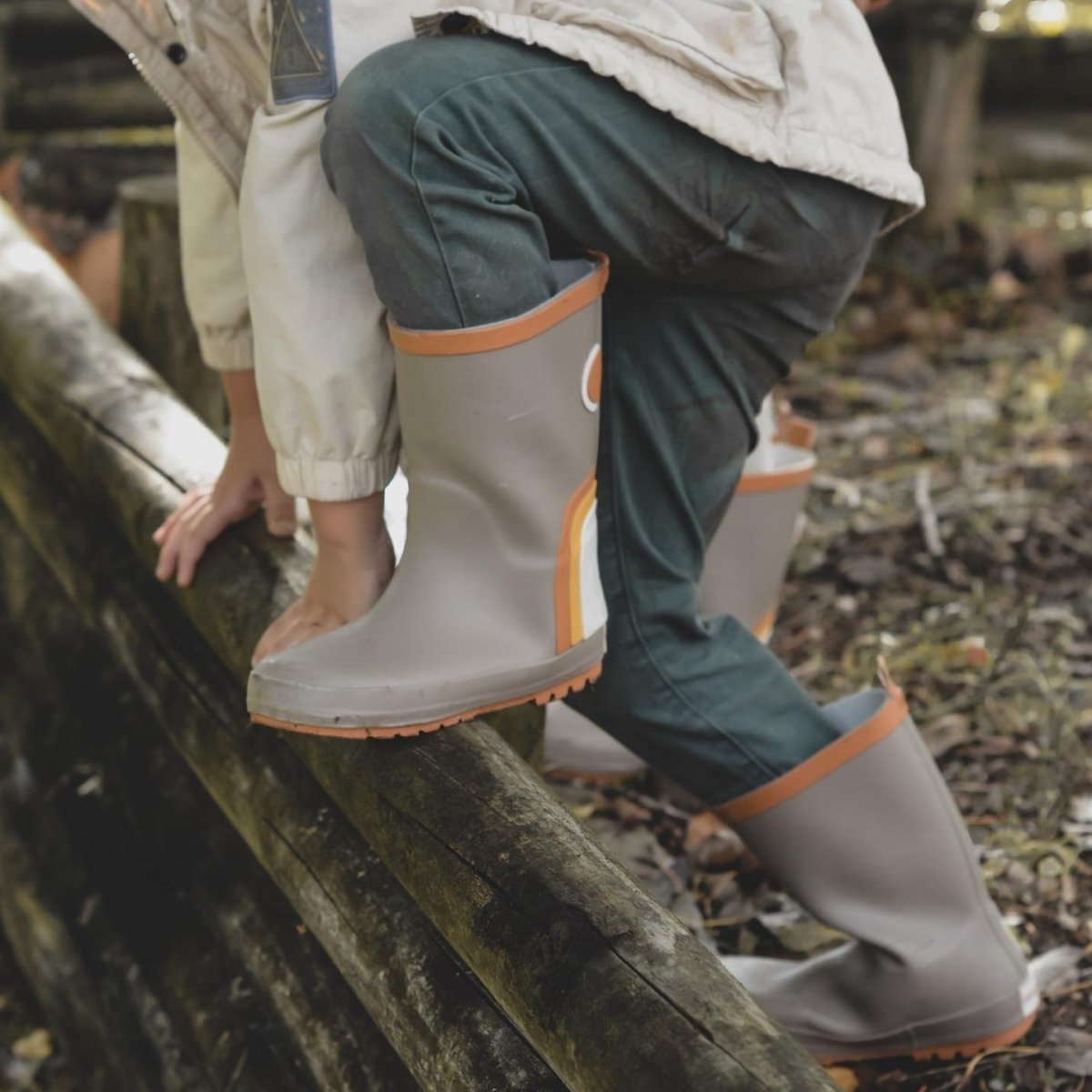 Eco-Friendly Rain Boots- Stone