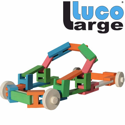 Eco Wooden Building Block - 72 Pcs | Luco Toys | Toys - Bee Like Kids