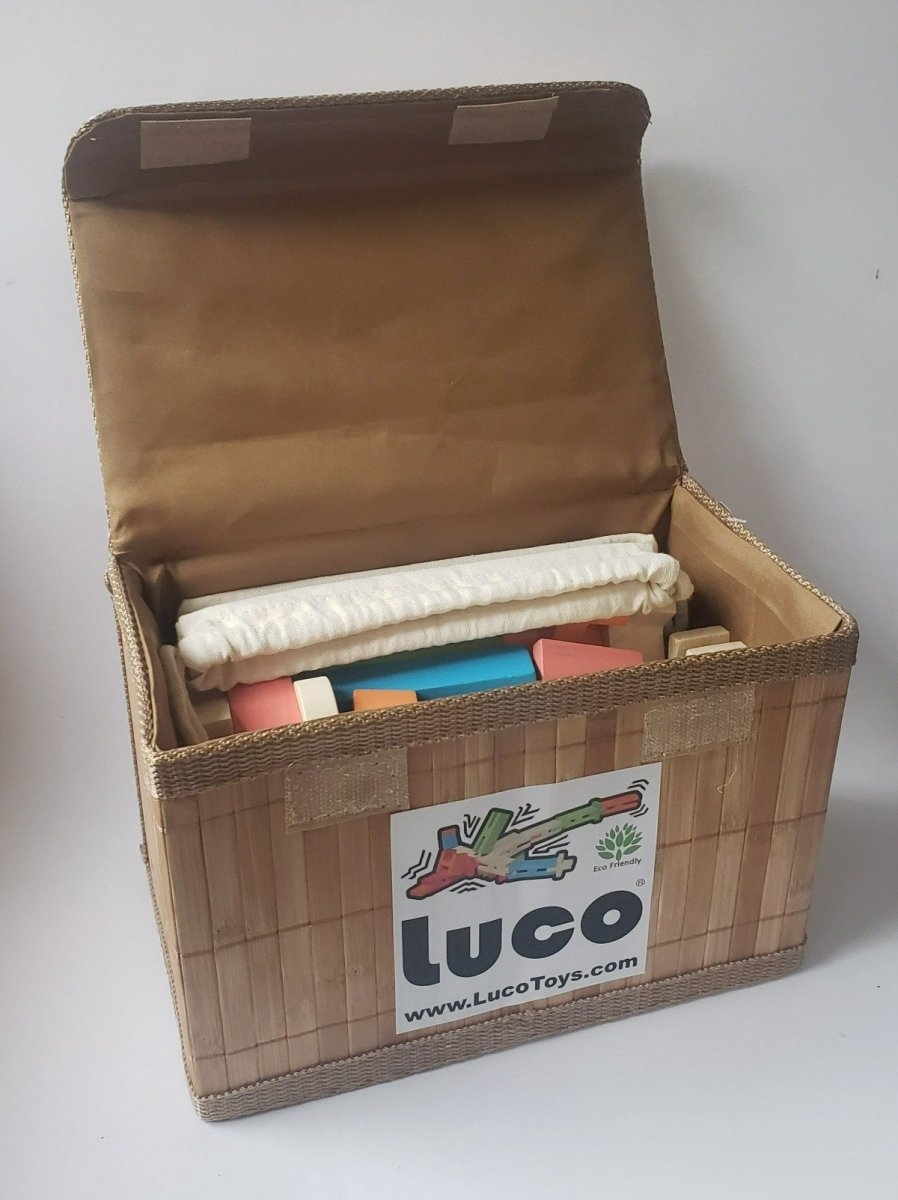 Eco Wooden Building Block - 72 Pcs | Luco Toys | Toys - Bee Like Kids
