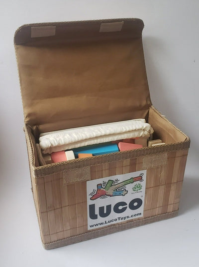 Eco Wooden Building Block - 72 Pcs | Luco Toys | Toys - Bee Like Kids