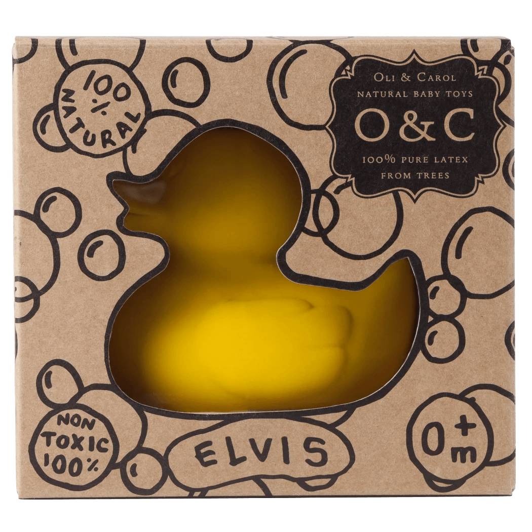 Non-toxic yellow rubber duck | Oli and Carol | Bee Like Kids