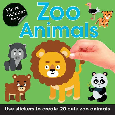 First Sticker Art: Zoo Animals | Bee Like Kids