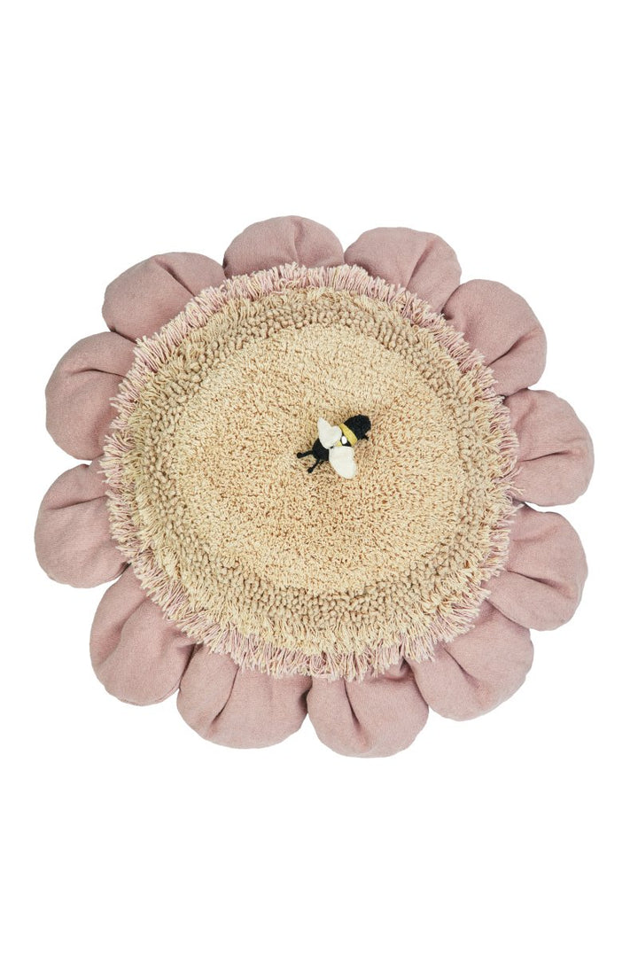 Floor Cushion Pink Daisy