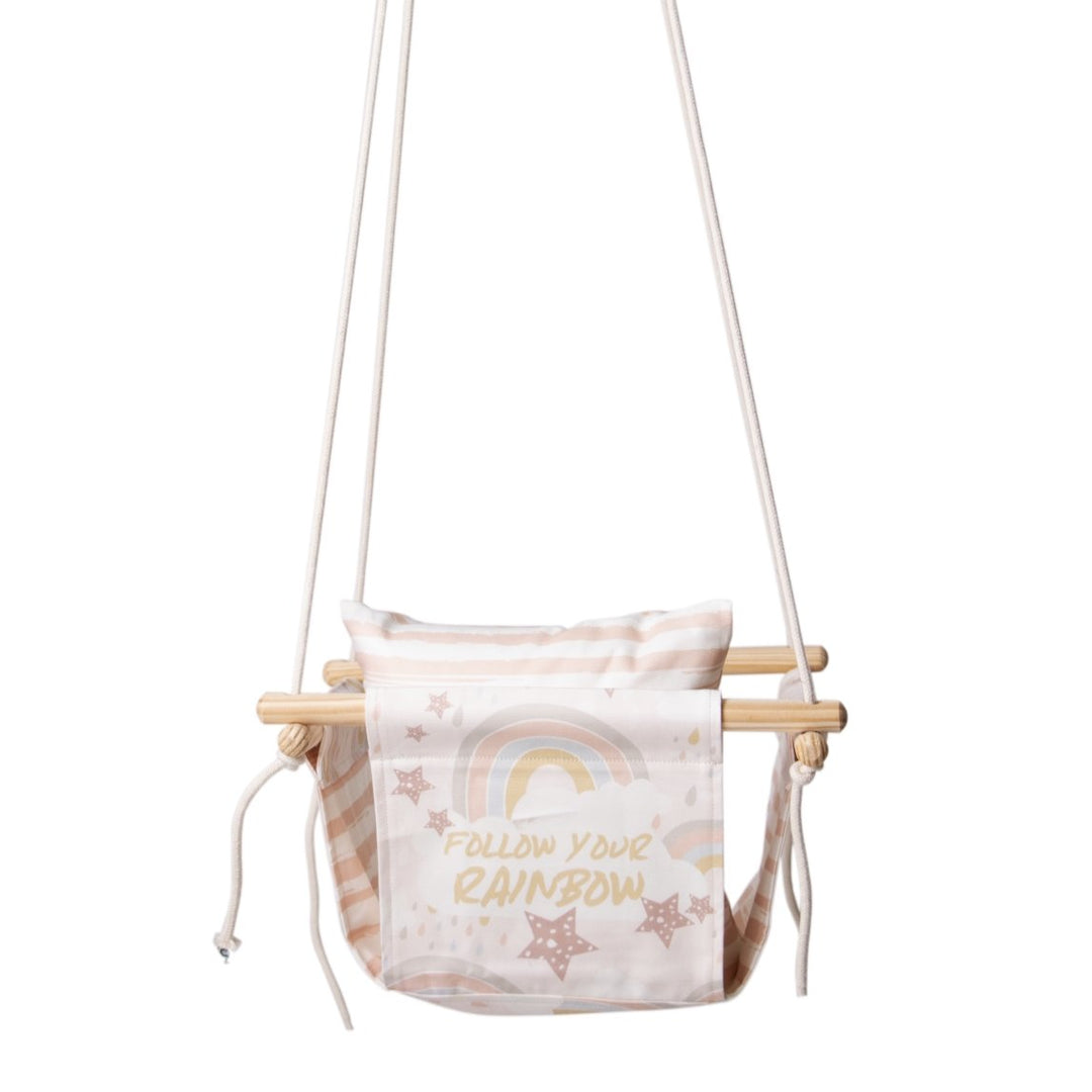 Follow your Rainbow Baby Swing | Mada in Lisbon | Toys - Bee Like Kids