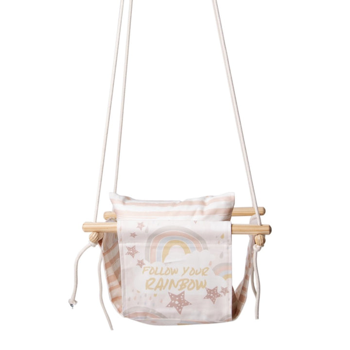Follow your Rainbow Baby Swing | Mada in Lisbon | Toys - Bee Like Kids