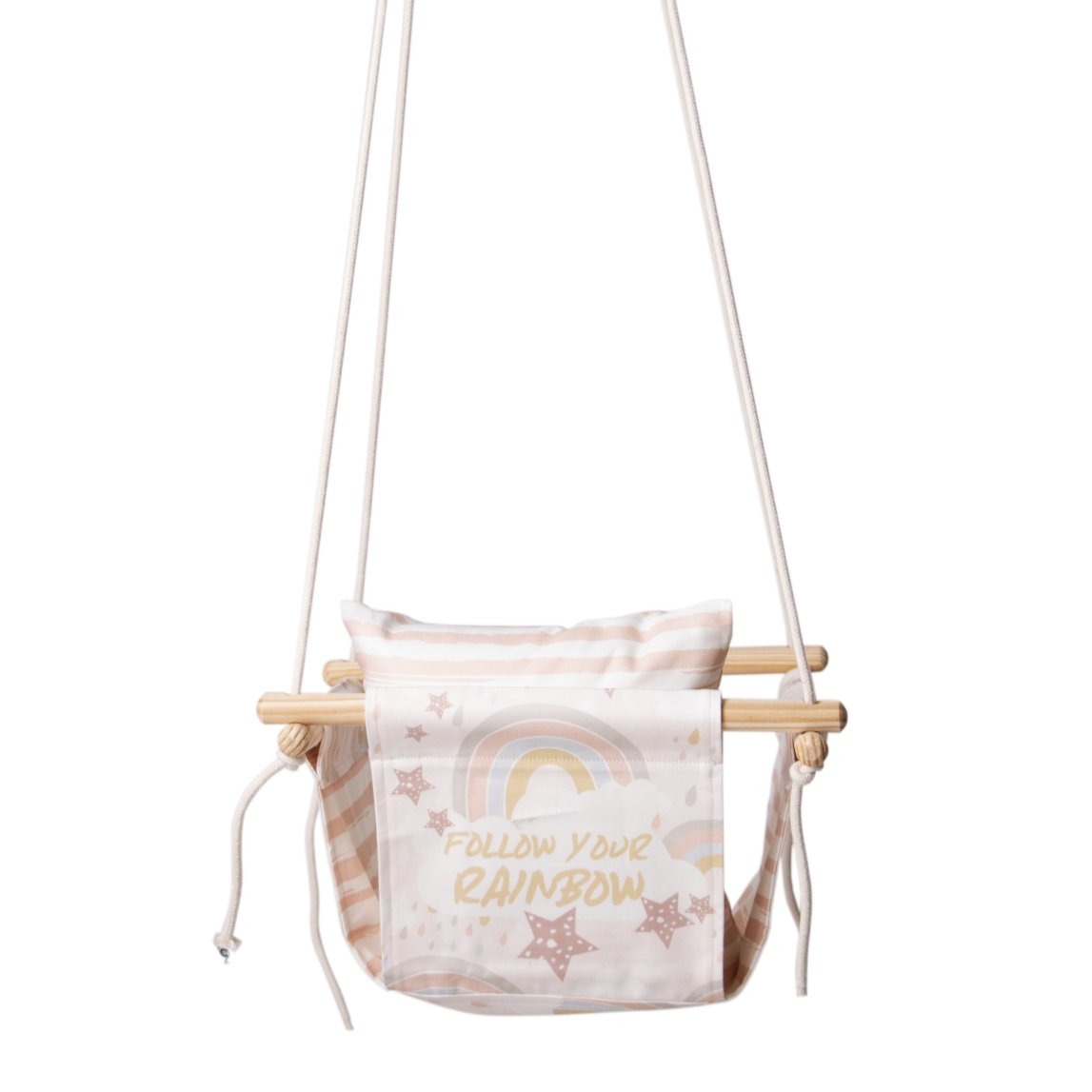 Follow your Rainbow Baby Swing | Mada in Lisbon | Toys - Bee Like Kids