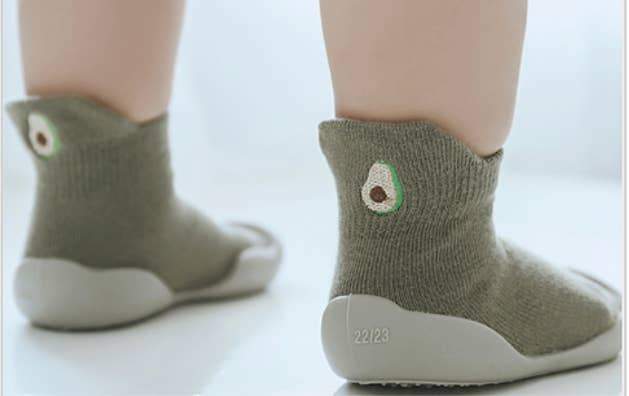 Fruity Shoe Socks - Green | Mama Siesta | Hats, Socks & Shoes - Bee Like Kids