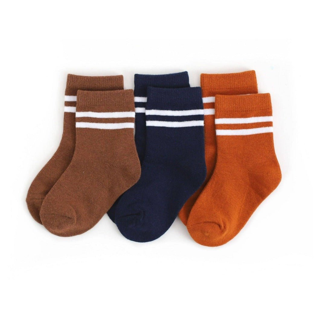 Game Day Striped Midi Sock 3-pack