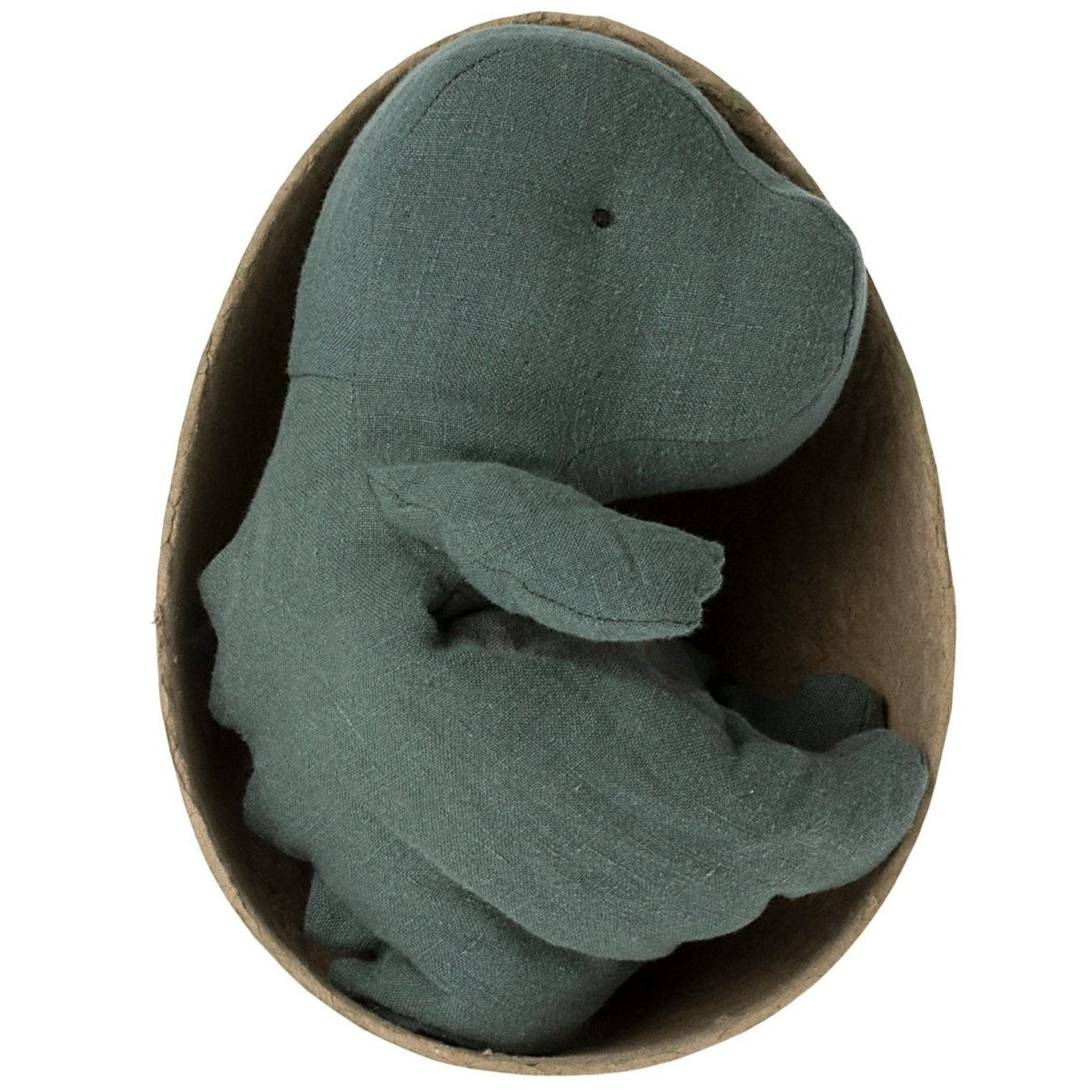 Gantosaurus in Egg, Small - Dark Petrol
