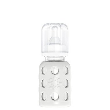 Glass Baby Bottle - 4oz | Lifefactory | Feeding - Bee Like Kids