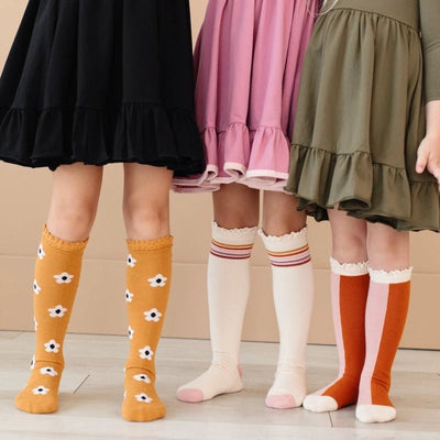 Golden Girl Knee High Sock 3-Pack