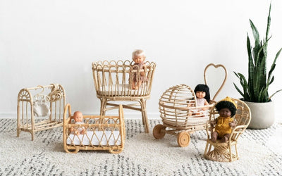 Hazel Doll Crib | Minikane Doll Crib | Bee Like Kids