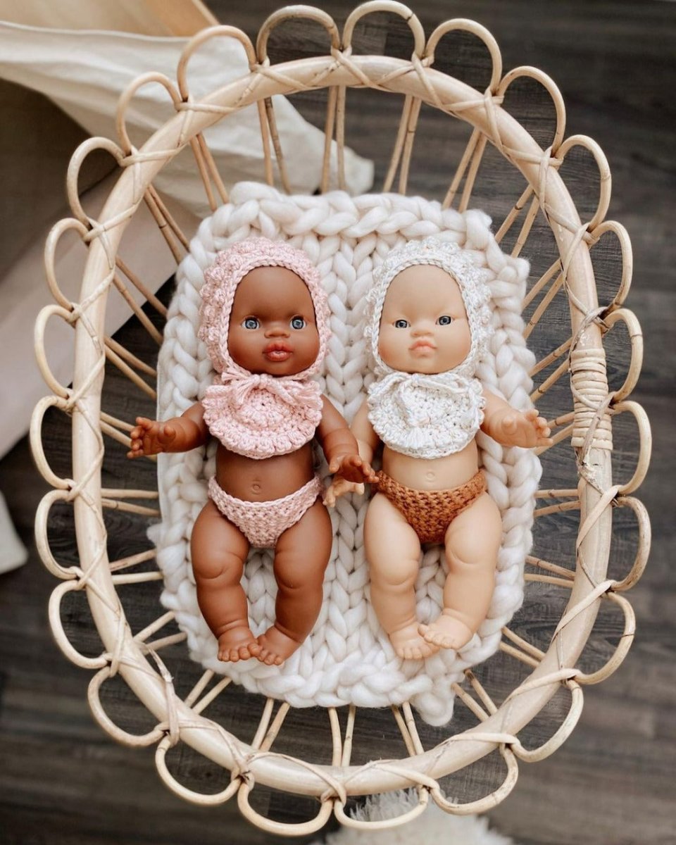 Hazel Doll Crib | Minikane Doll Crib | Bee Like Kids