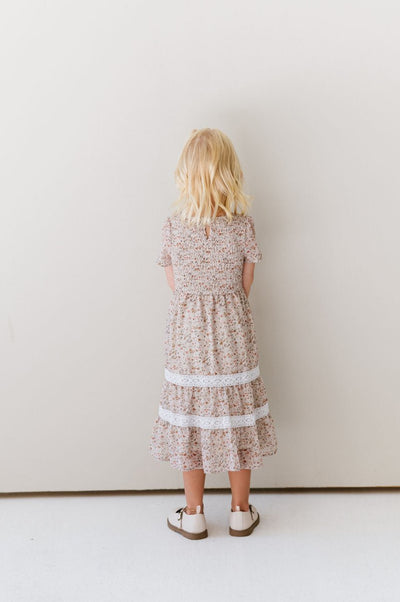 Isla Dress in Dark Cream - Kids