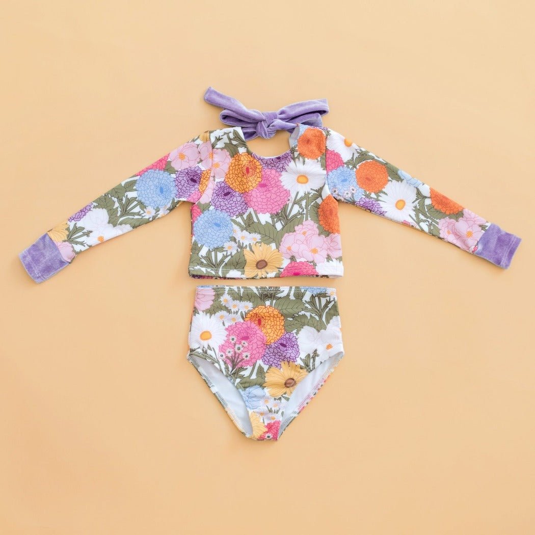Island Floral Two Piece Swim