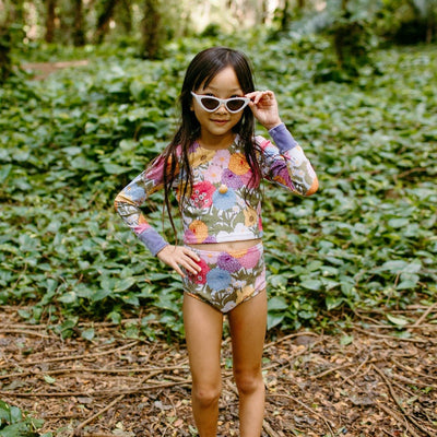 Island Floral Two Piece Swim