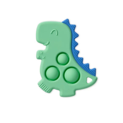 Itzy Pop Dino Teether | BPA Free baby Teether | Bee Like Kids