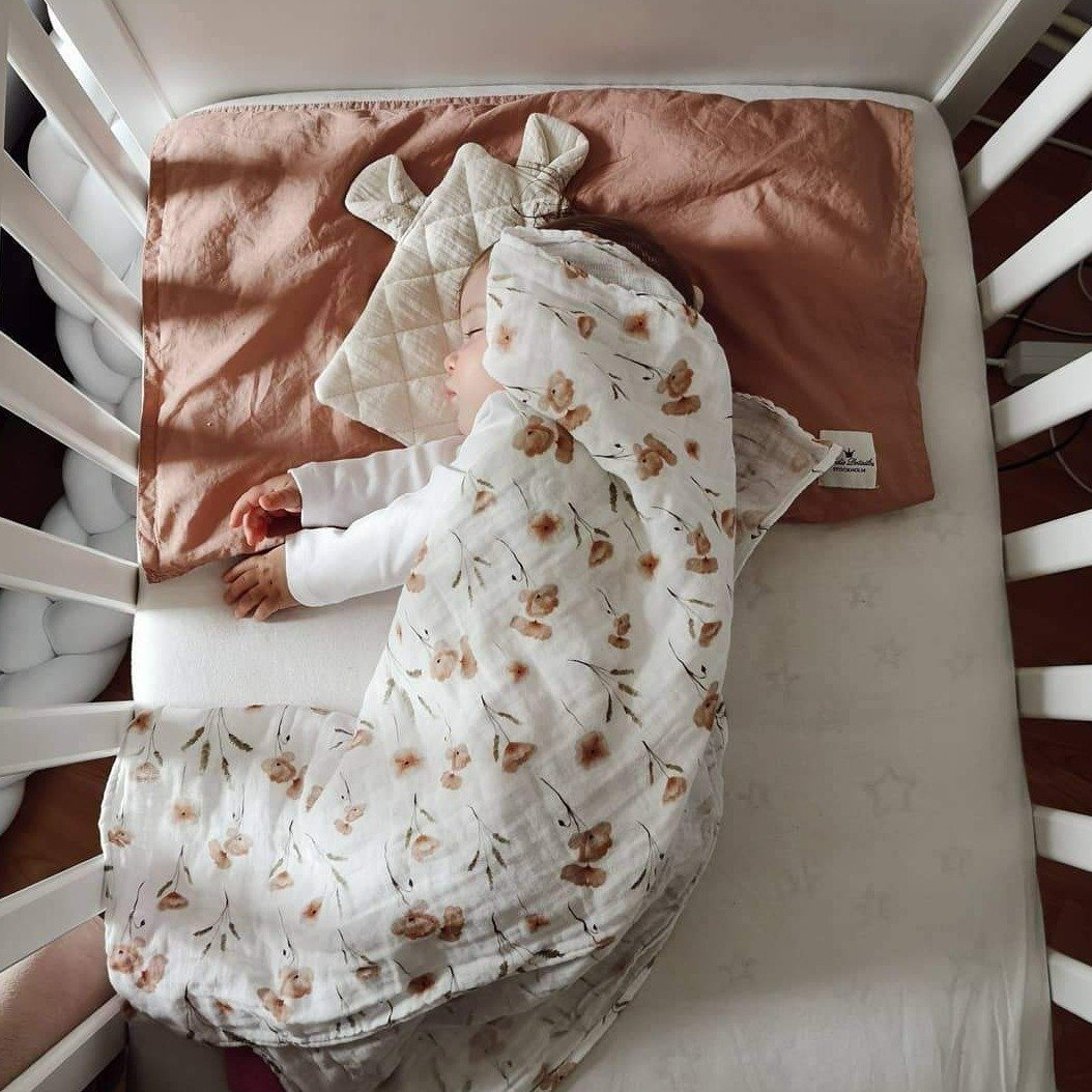 Jersey Wildflowers Baby Blanket | Evelina Apparel | Bedding - Bee Like Kids