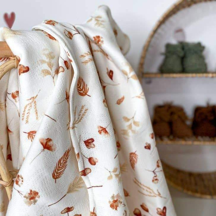 Jersey Wildflowers Baby Blanket | Evelina Apparel | Bedding - Bee Like Kids