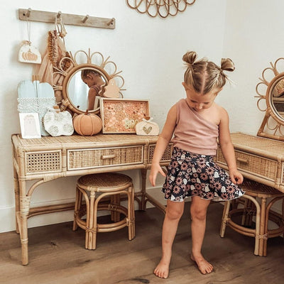 Rattan Kids Vanity | Bee Like Kids