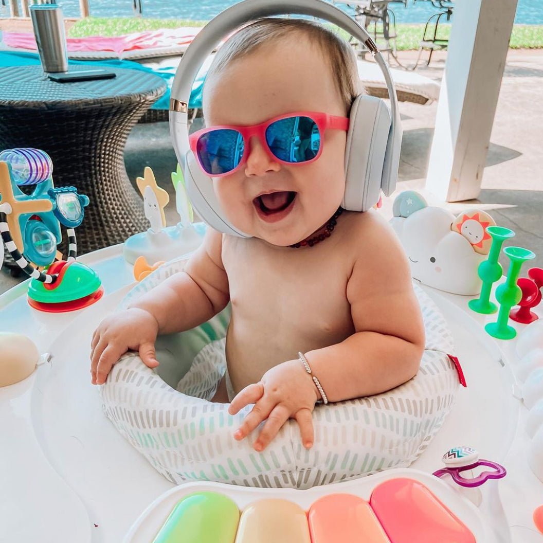 Kelly Kapowski Shades - Baby | Pink Unbreakable baby Sunglasses | Roshanbo | Bee Like Kids 
