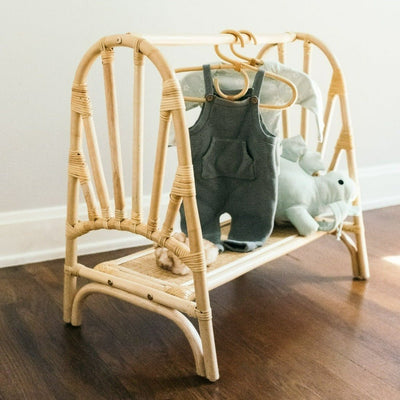  Mini Rattan Clothing Rack | Bee Like Kids