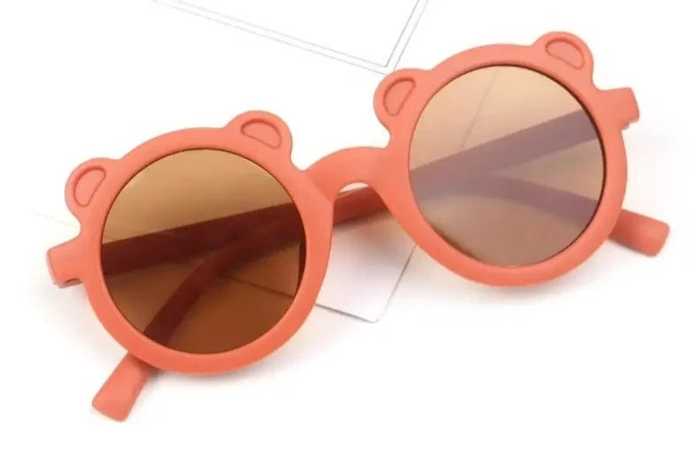 Kids Bear Sunglasses Papaya | Bee Like Kids