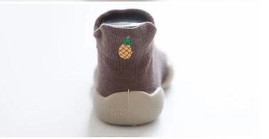 Kids Eco Fruity Shoe Socks - Grey | Mama Siesta | Hats, Socks & Shoes - Bee Like Kids