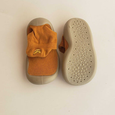 Kids Eco Fruity Shoe Socks - Mustard | Mama Siesta | Hats, Socks & Shoes - Bee Like Kids