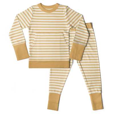 Kids Loungewear - Sun Stripe | goumikids | Kids Pajamas - Bee Like Kids